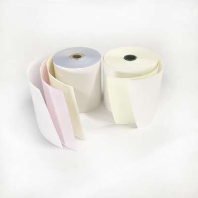 1 2 3 plys ncr carbonless paper rolls for printing