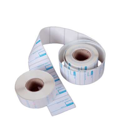 self adhesive pre printed thermal price labels and barcode label roll