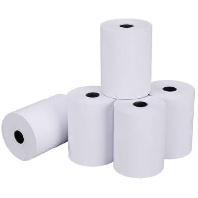 57x40mm 55gsm BPA free visa thermal paper till rolls for POS and cash register