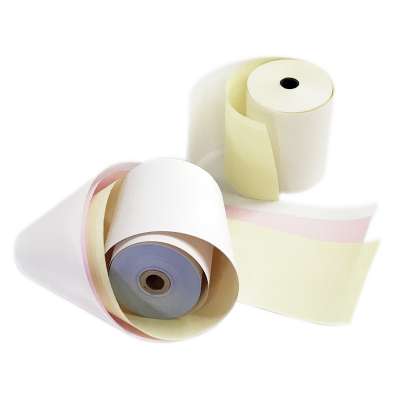 1 2 3 ply white pink yellow ncr paper rolls for copy printing