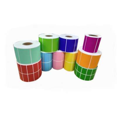 top coated direct thermal barcode label and thermal transfer label